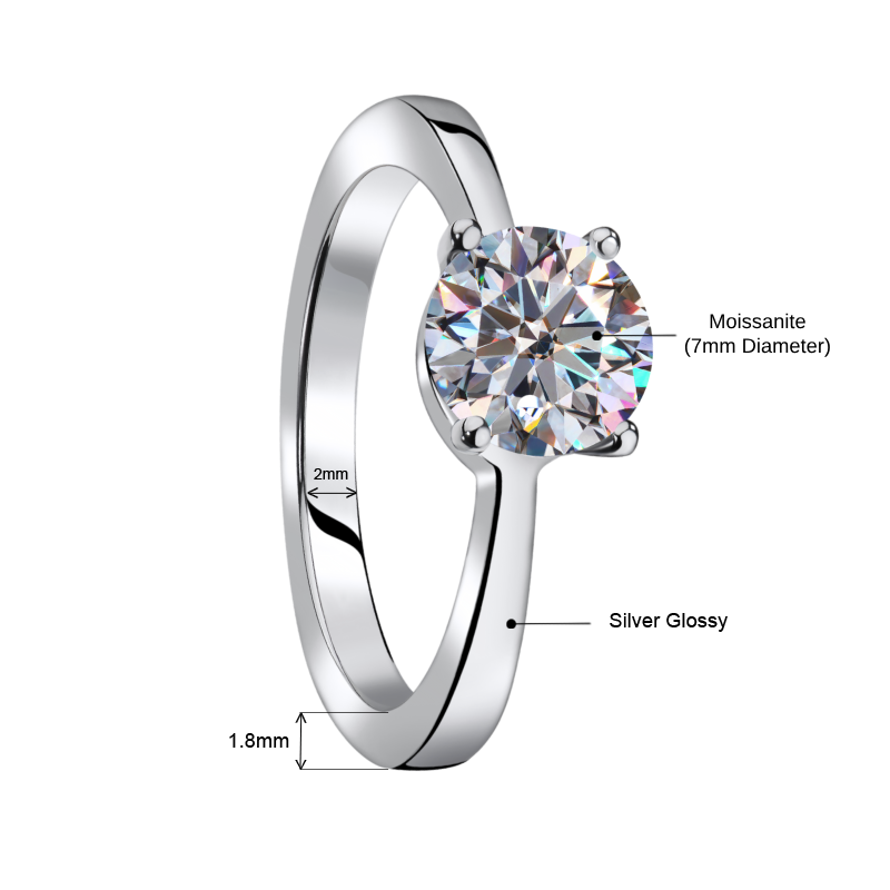 CMRG 392M-7mm Moissanite - Image 5