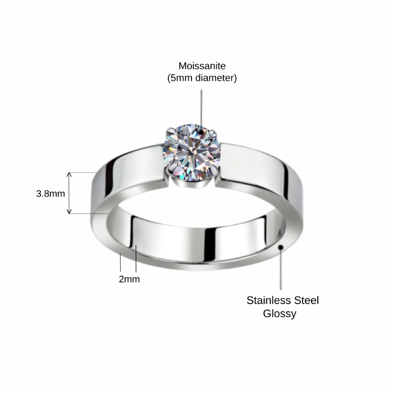 CMRG 404M-5mm Moissanite - Image 3