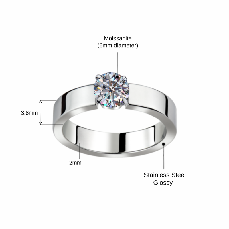 CMRG 404M-6mm Moissanite - Image 3