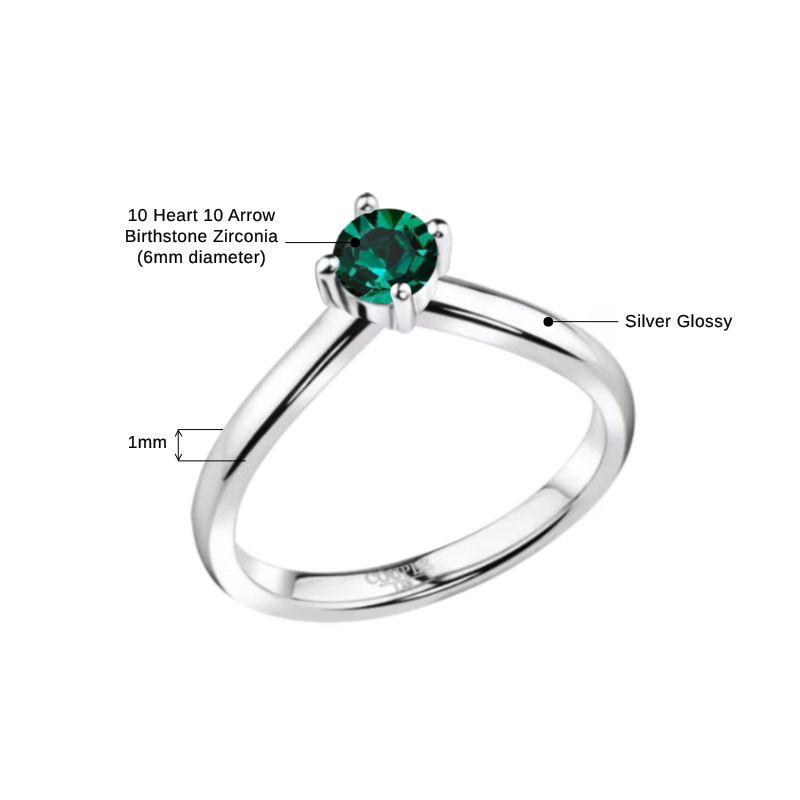 CLR 133-6mm Ladies Birthstone - Image 2
