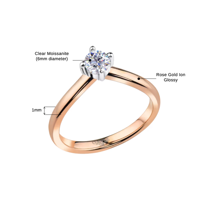 CLR 140M-R6mm Moissanite - Image 2